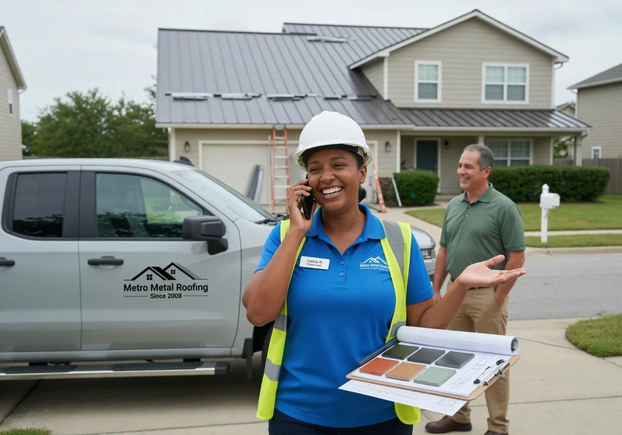 Storm Damage Metal Roof Repair in Hanna, OK
